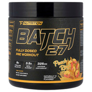 <img alt="TC Nutrition, Batch 27, Fully Dosed Pre Workout, Peach Rings, 13.4 oz (380 g)" title="TC Nutrition, Batch 27, Fully Dosed Pre Workout, Peach Rings, 13.4 oz (380 g),858286002016"