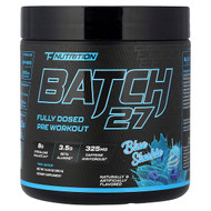 <img alt="TC Nutrition, Batch 27, Fully Dosed Pre Workout, Blue Slushie, 13.4 oz (380 g)" title="TC Nutrition, Batch 27, Fully Dosed Pre Workout, Blue Slushie, 13.4 oz (380 g),858286002030"