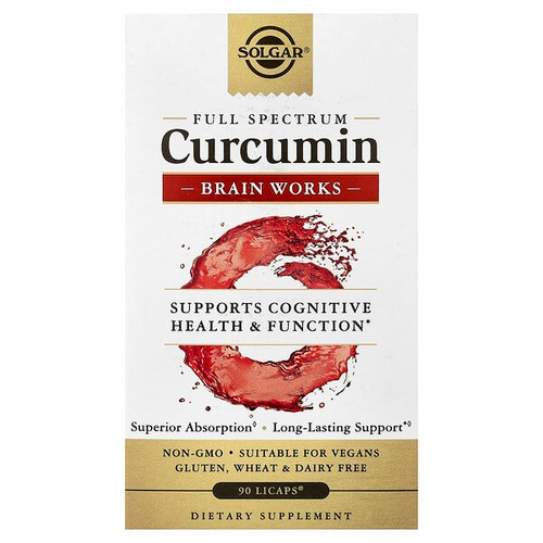 <img alt="Solgar, Full Spectrum Curcumin, Brain Works, 90 Licaps" title="Solgar, Full Spectrum Curcumin, Brain Works, 90 Licaps,033984005518"