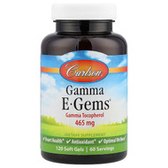 <img alt="Carlson, Gamma E-Gems, 465 mg, 120 Soft Gels" title="Carlson, Gamma E-Gems, 465 mg, 120 Soft Gels,088395008610"