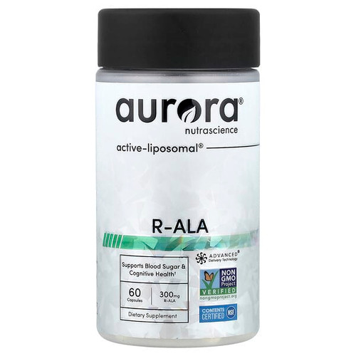 <img alt="Aurora Nutrascience, R-ALA, 60 Capsules" title="Aurora Nutrascience, R-ALA, 60 Capsules,990313200542"