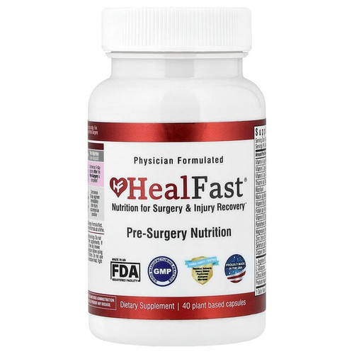 <img alt="HealFast, Pre-Surgery Nutrition, 40 Plant Based Capsules" title="HealFast, Pre-Surgery Nutrition, 40 Plant Based Capsules,865402000412"