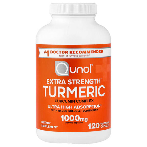 <img alt="Qunol, Turmeric, Curcumin Complex, 120 Vegetarian Capsules (500 mg per Capsule)" title="Qunol, Turmeric, Curcumin Complex, 120 Vegetarian Capsules (500 mg per Capsule),850184008435"