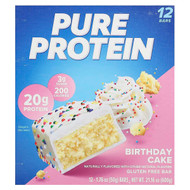 <img alt="Pure Protein, Gluten Free Bars, Birthday Cake, 12 Bars,1.76 oz (50 g) Bars" title="Pure Protein, Gluten Free Bars, Birthday Cake, 12 Bars,1.76 oz (50 g) Bars,749826785837"