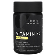<img alt="Sports Research, Vitamin K2, Plant-Based, 100 mcg, 120 Veggie Softgels" title="Sports Research, Vitamin K2, Plant-Based, 100 mcg, 120 Veggie Softgels,023249091899"