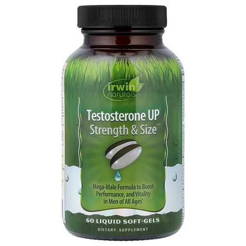 <img alt="Irwin Naturals, Testosterone UP Strength & Size, 60 Liquid Softgels" title="Irwin Naturals, Testosterone UP Strength & Size, 60 Liquid Softgels,840081405871"