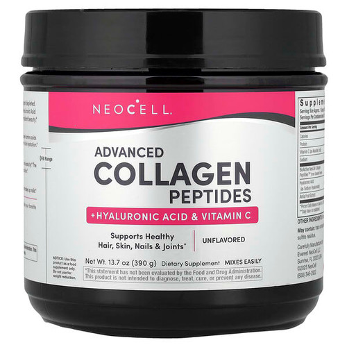<img alt="NeoCell, Advanced Collagen Peptides, Unflavored, 13.7 oz (390 g)" title="NeoCell, Advanced Collagen Peptides, Unflavored, 13.7 oz (390 g),016185132559"