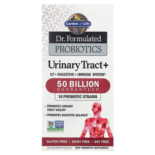 <img alt="Garden of Life, Dr. Formulated Probiotics, Urinary Tract+, 50 Billion, 60 Vegetarian Capsules" title="Garden of Life, Dr. Formulated Probiotics, Urinary Tract+, 50 Billion, 60 Vegetarian Capsules,658010118347"