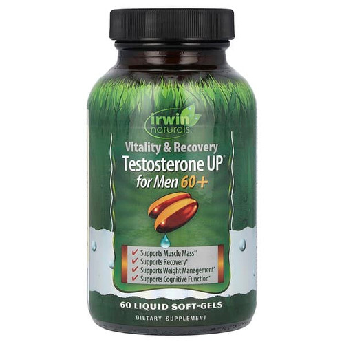 <img alt="Irwin Naturals, Testosterone UP for Men 60+, 60 Liquid Softgels" title="Irwin Naturals, Testosterone UP for Men 60+, 60 Liquid Softgels,840081411421"