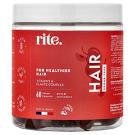 <img alt="rite., Hair Gummies, Cherry, 60 Vegan Gummies" title="rite., Hair Gummies, Cherry, 60 Vegan Gummies,6291109302223"
