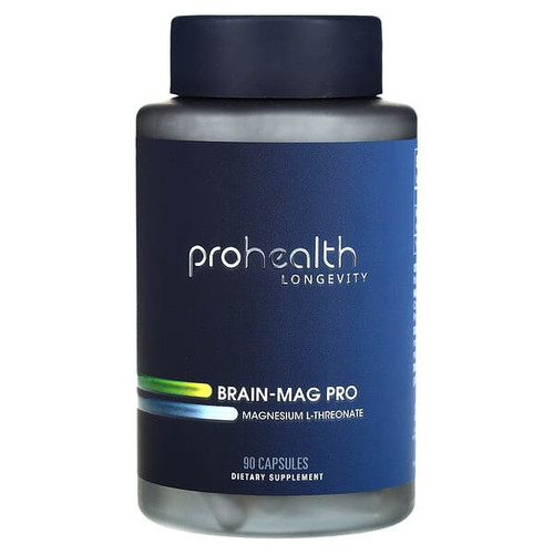 <img alt="ProHealth Longevity, Brain-Mag Pro, Magnesium L-Threonate, 90 Capsules (48 mg per Capsule)" title="ProHealth Longevity, Brain-Mag Pro, Magnesium L-Threonate, 90 Capsules (48 mg per Capsule),850023410689"
