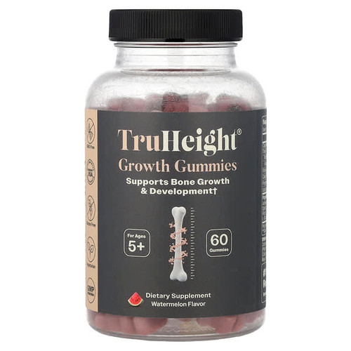 <img alt="TruHeight, Growth Gummies, For Ages 5+, Watermelon, 60 Gummies" title="TruHeight, Growth Gummies, For Ages 5+, Watermelon, 60 Gummies,860010475515"