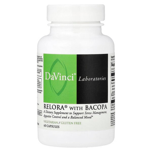 <img alt="DaVinci Laboratories, Relora with Bacopa, 60 Capsules" title="DaVinci Laboratories, Relora with Bacopa, 60 Capsules,026664017031"