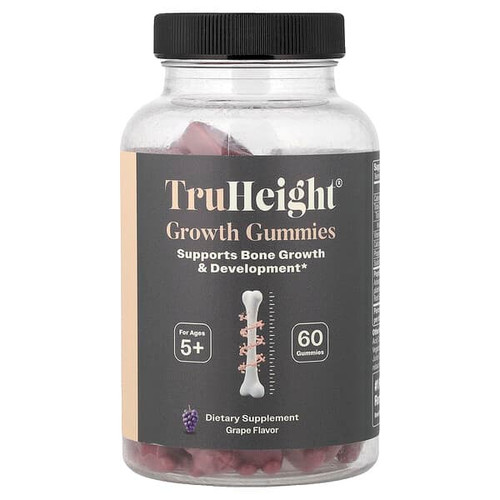 <img alt="TruHeight, Growth Gummies, For Ages 5+, Grape, 60 Gummies" title="TruHeight, Growth Gummies, For Ages 5+, Grape, 60 Gummies,860012211463"