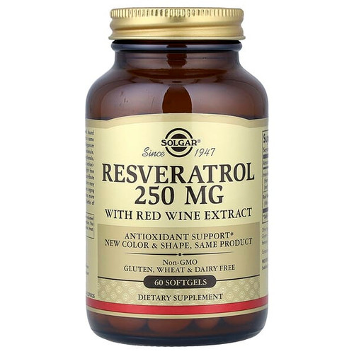 <img alt="Solgar, Resveratrol, 60 Softgels" title="Solgar, Resveratrol, 60 Softgels,033984024847"