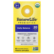 <img alt="Renew Life, Probiotics, Daily Balance, 60 Vegetarian Capsules" title="Renew Life, Probiotics, Daily Balance, 60 Vegetarian Capsules,631257159809"