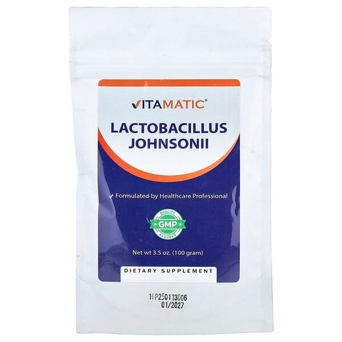 <img alt="Vitamatic, Lactobacillus Johnsonii, 3.5 oz (100 g)" title="Vitamatic, Lactobacillus Johnsonii, 3.5 oz (100 g),810078474746"