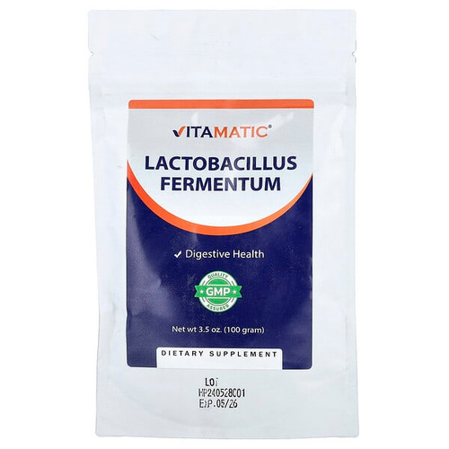<img alt="Vitamatic, Lactobacillus Fermentum, 3.5 oz (100 g)" title="Vitamatic, Lactobacillus Fermentum, 3.5 oz (100 g),810078474654"