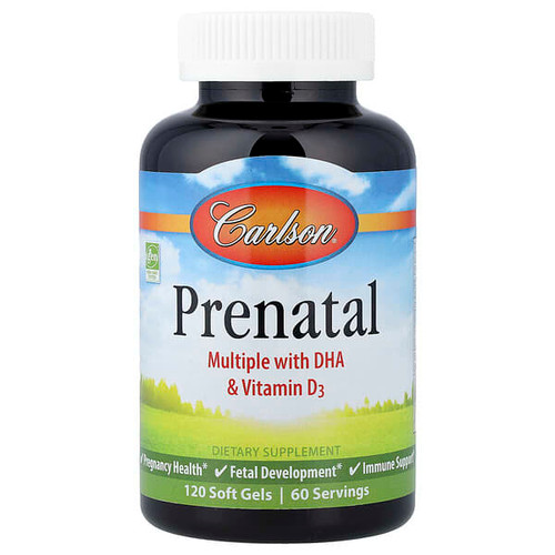 <img alt="Carlson, Prenatal, 120 Soft Gels" title="Carlson, Prenatal, 120 Soft Gels,088395044052"