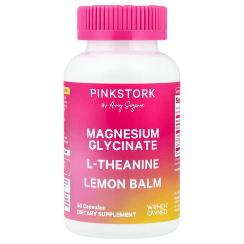 <img alt="Pink Stork, Magnesium Glycinate, L-Theanine, Lemon Balm, 90 Capsules" title="Pink Stork, Magnesium Glycinate, L-Theanine, Lemon Balm, 90 Capsules,850060769214"