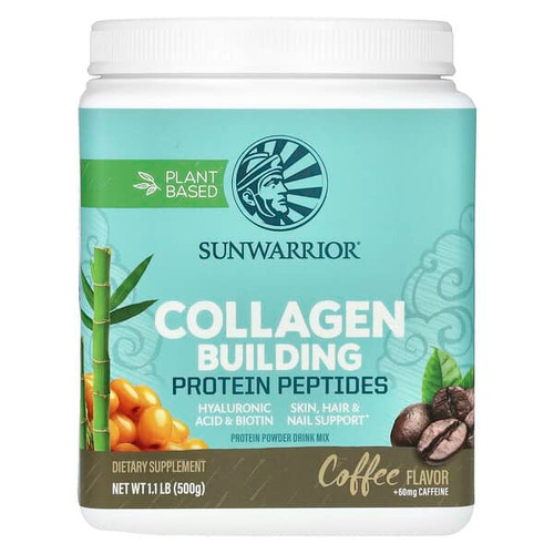 <img alt="Sunwarrior, Collagen Building Protein Peptides, Coffee, 1.1 lb (500 g)" title="Sunwarrior, Collagen Building Protein Peptides, Coffee, 1.1 lb (500 g),810100920074"