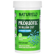 <img alt="NATURELO, Probiotic, 50 Billion CFU, 60 Delayed Release Capsules" title="NATURELO, Probiotic, 50 Billion CFU, 60 Delayed Release Capsules,628110628329"