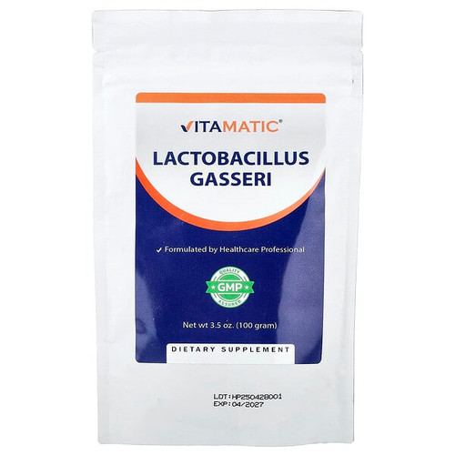 <img alt="Vitamatic, Lactobacillus Gasseri, 3.5 oz (100 g)" title="Vitamatic, Lactobacillus Gasseri, 3.5 oz (100 g),810078474739"