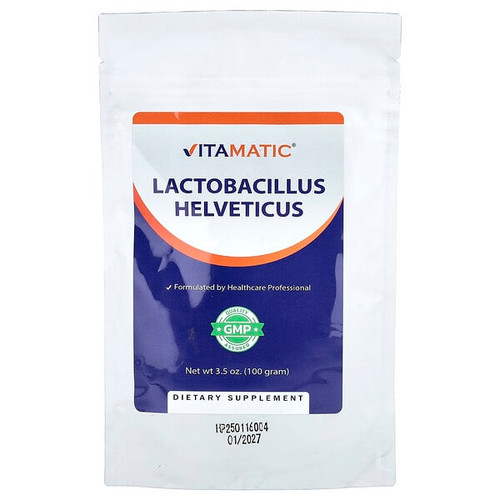 <img alt="Vitamatic, Lactobacillus Helveticus, 3.5 oz (100 g)" title="Vitamatic, Lactobacillus Helveticus, 3.5 oz (100 g),810078474623"