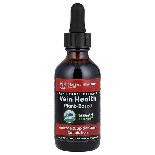 <img alt="Global Healing, Raw Herbal Extract, Vein Health, 2 fl oz (59.2 ml)" title="Global Healing, Raw Herbal Extract, Vein Health, 2 fl oz (59.2 ml),811839031031"