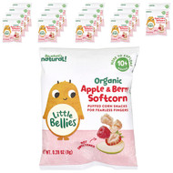 <img alt="Little Bellies, Organic Apple & Berry Softcorn, 10+ Months, 18 Bags, 0.28 oz (8 g) Each" title="Little Bellies, Organic Apple & Berry Softcorn, 10+ Months, 18 Bags, 0.28 oz (8 g) Each,810024402274"