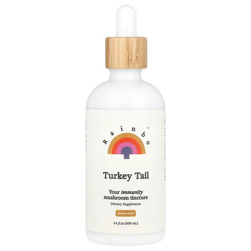 <img alt="Rainbo, Turkey Tail, Alcohol-Free, 3.4 fl oz (100 ml)" title="Rainbo, Turkey Tail, Alcohol-Free, 3.4 fl oz (100 ml),628176664132"