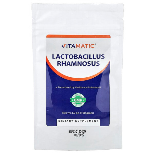 <img alt="Vitamatic, Lactobacillus Rhamnosus, 3.5 oz (100 g)" title="Vitamatic, Lactobacillus Rhamnosus, 3.5 oz (100 g),810078474616"