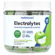 <img alt="Nutricost, Electrolytes, Advanced Hydration Complex, Green Apple , 40 Stick Packs, 0.1 oz (4 g) Each" title="Nutricost, Electrolytes, Advanced Hydration Complex, Green Apple , 40 Stick Packs, 0.1 oz (4 g) Each,810139574415"