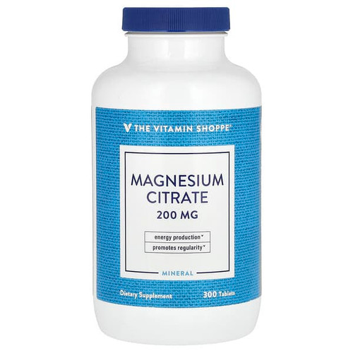 <img alt="The Vitamin Shoppe, Magnesium Citrate, 200 mg, 300 Tablets" title="The Vitamin Shoppe, Magnesium Citrate, 200 mg, 300 Tablets,766536019779"
