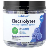 <img alt="Nutricost, Electrolytes, Advanced Hydration Complex, Blue Raspberry, 40 Stick Packs, 0.14 oz (4 g) Each" title="Nutricost, Electrolytes, Advanced Hydration Complex, Blue Raspberry, 40 Stick Packs, 0.14 oz (4 g) Each,810139573401"
