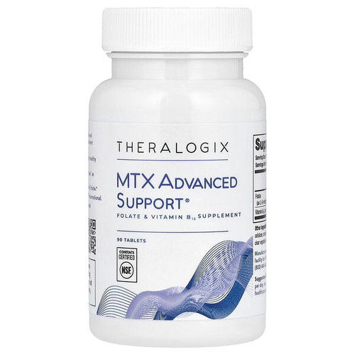 <img alt="Theralogix, MTX Advanced Support, Folate & Vitamin B12 Supplement, 90 Tablets" title="Theralogix, MTX Advanced Support, Folate & Vitamin B12 Supplement, 90 Tablets,813349011077"