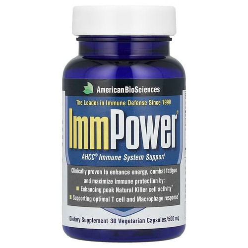 <img alt="American Biosciences, ImmPower AHCC, 500 mg, 30 Vegetarian Capsules" title="American Biosciences, ImmPower AHCC, 500 mg, 30 Vegetarian Capsules,678226001301"