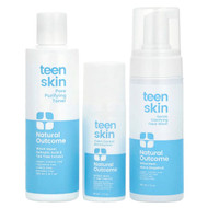 <img alt="Natural Outcome, Teen Skin, Everyday Face Kit, 3 Piece Kit" title="Natural Outcome, Teen Skin, Everyday Face Kit, 3 Piece Kit,753122943402"