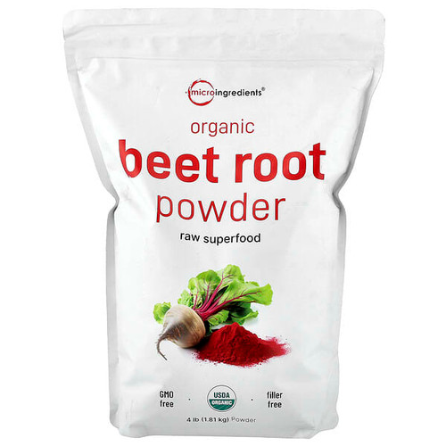 <img alt="Micro Ingredients, Organic Beet Root Powder, 4 lb (1.81 kg)" title="Micro Ingredients, Organic Beet Root Powder, 4 lb (1.81 kg),850069023089"