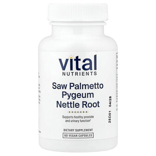 <img alt="Vital Nutrients, Saw Palmetto Pygeum Nettle Root, 60 Vegan Capsules" title="Vital Nutrients, Saw Palmetto Pygeum Nettle Root, 60 Vegan Capsules,693465237113"