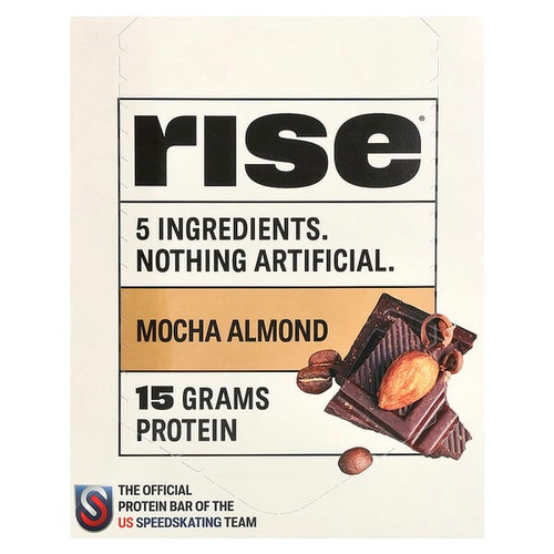 <img alt="Rise Bar, Protein Bar, Mocha Almond , 12 Bars, 2.1 oz (60 g) Each" title="Rise Bar, Protein Bar, Mocha Almond , 12 Bars, 2.1 oz (60 g) Each,690819372285"