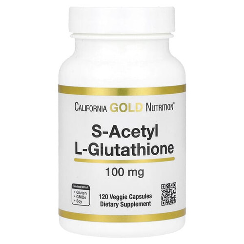 <img alt="California Gold Nutrition, S-Acetyl L-Glutathione, 100 mg, 120 Veggie Capsules" title="California Gold Nutrition, S-Acetyl L-Glutathione, 100 mg, 120 Veggie Capsules,898220019007"