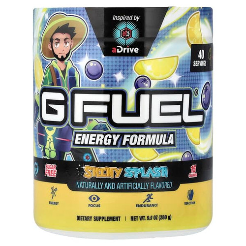 <img alt="G FUEL, Energy Formula, Shiny Splash, 9.9 oz (280 g)" title="G FUEL, Energy Formula, Shiny Splash, 9.9 oz (280 g),810044881295"