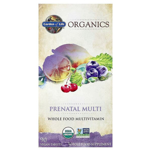 <img alt="Garden of Life, Organics, Prenatal Multi, 90 Vegan Tablets" title="Garden of Life, Organics, Prenatal Multi, 90 Vegan Tablets,658010117708"