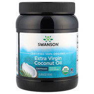 <img alt="Swanson Vitamins, Certified 100% Organic Extra Virgin Coconut Oil, 3 lbs 6 oz (1.53 kg)" title="Swanson Vitamins, Certified 100% Organic Extra Virgin Coconut Oil, 3 lbs 6 oz (1.53 kg),087614241258"