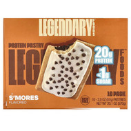 <img alt="Legendary Foods, Protein Pastry, Smores, 10 Pack, 2 oz (57 g) Each" title="Legendary Foods, Protein Pastry, Smores, 10 Pack, 2 oz (57 g) Each,810035972537"