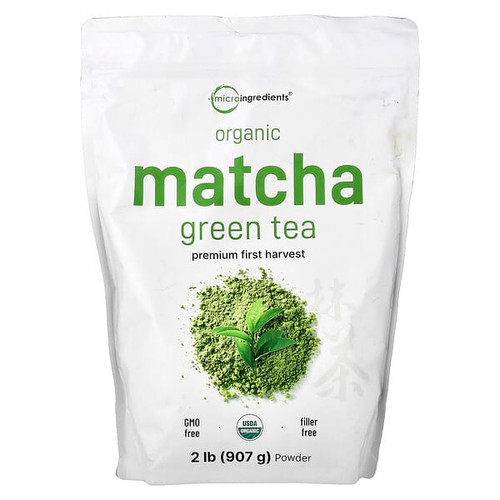 <img alt="Micro Ingredients, Organic Matcha Green Tea Powder, 2 lb (907 g)" title="Micro Ingredients, Organic Matcha Green Tea Powder, 2 lb (907 g),850082445721"