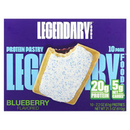<img alt="Legendary Foods, Protein Pastry, Blueberry, 10 Pack, 2.2 oz (61 g) Each" title="Legendary Foods, Protein Pastry, Blueberry, 10 Pack, 2.2 oz (61 g) Each,810035970991"