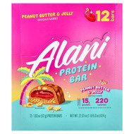 <img alt="Alani Nu, Protein Bar, Peanut Butter & Jelly, 12 Bars, 1.83 oz (52 g) Each" title="Alani Nu, Protein Bar, Peanut Butter & Jelly, 12 Bars, 1.83 oz (52 g) Each,810030517290"