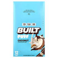 <img alt="Built, Puff, Protein Bars, Coconut, 12 Bars, 1.41 oz (40 g) Each" title="Built, Puff, Protein Bars, Coconut, 12 Bars, 1.41 oz (40 g) Each,840229302093"